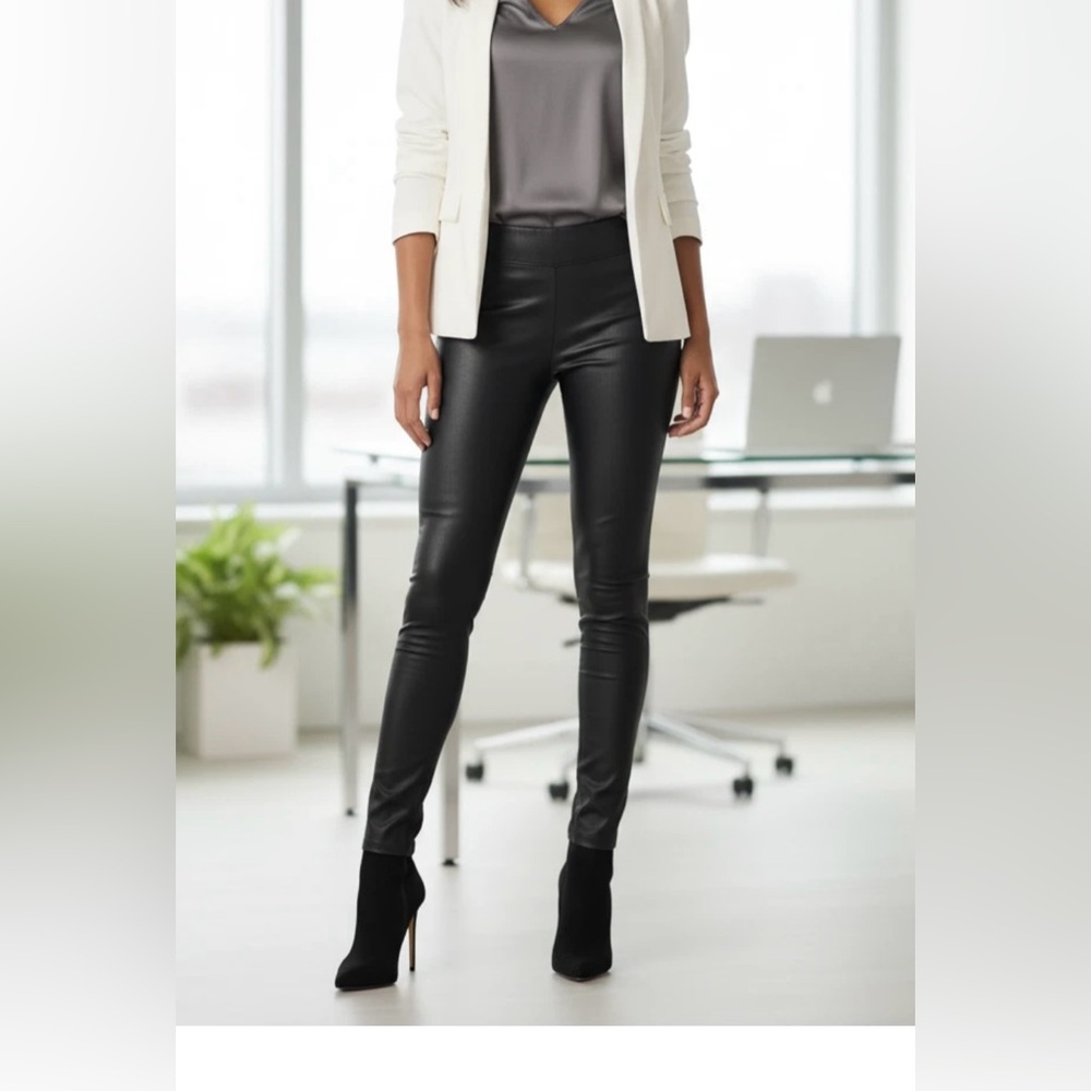 RAG & BONE Joss Black Lambskin Leather Skinny Pants - XS - 26” Inseam & 9” Rise